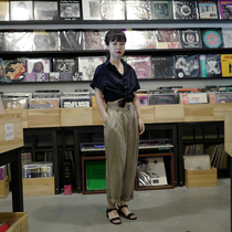 Petite game-linen 8-piece pants 3 colors