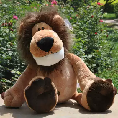 Cute little lion Doll Doll Doll plush toy tremble sound with girl children birthday gift
