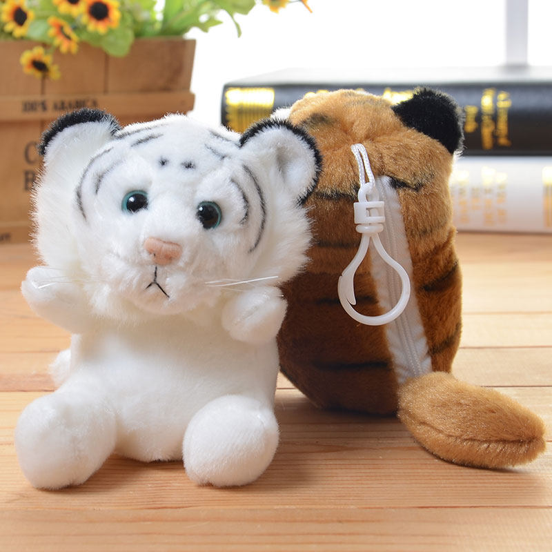Korea cute plush small coin purse hand holding coin bag cartoon cute INS doll schoolbag pendant bag pendant