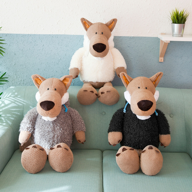 INS simulation little wolf plush toy doll doll big bad wolf rag doll pillow net red birthday gift