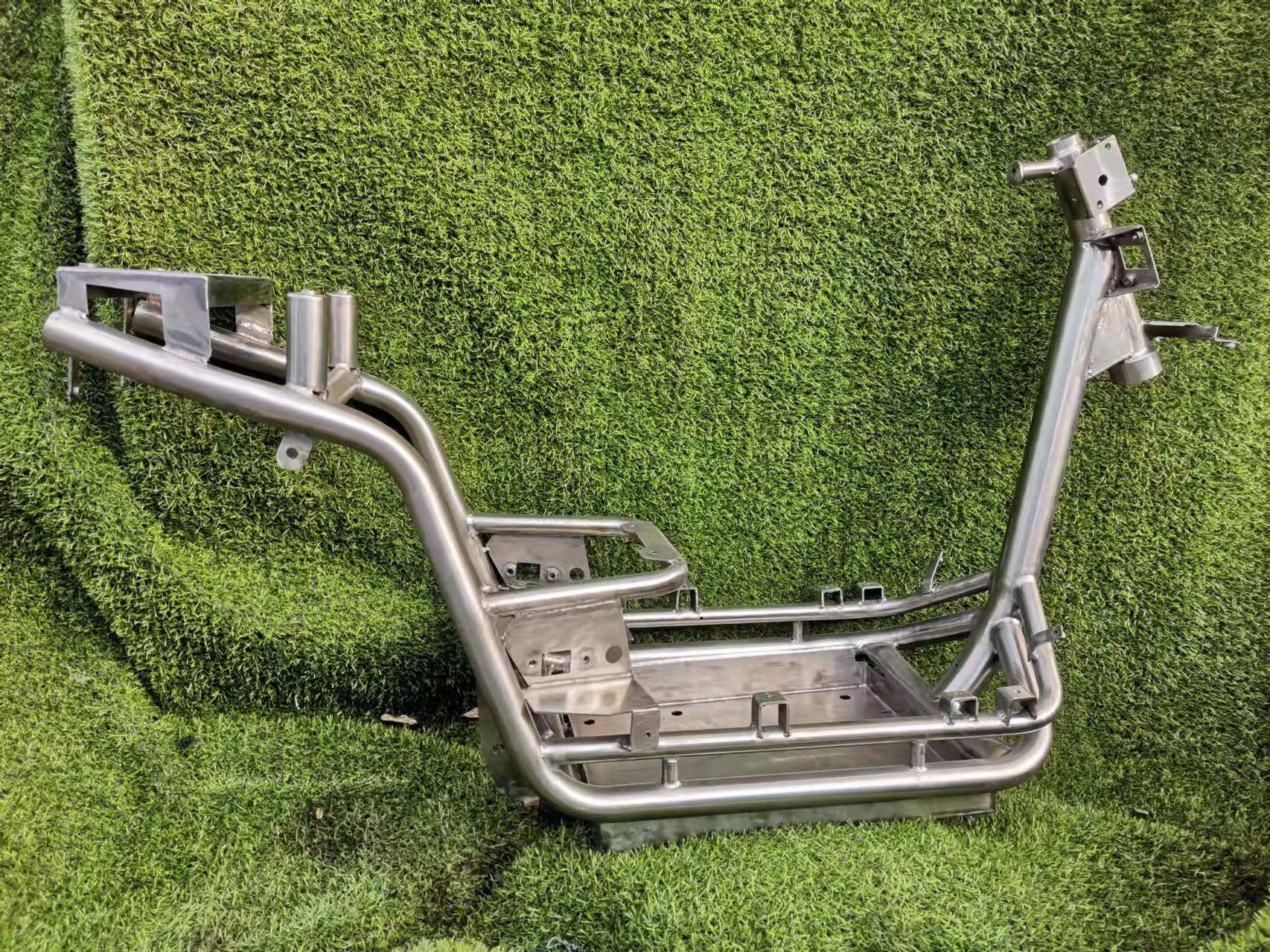 Titanium alloy electric car frame Titanium alloy locomotive frame OEM titanium alloy frame