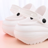 Летняя обувь на платформе, модные нескользящие пляжные слайдеры, тапочки, подходит для подростков