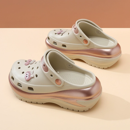 Tide, летняя обувь на платформе, высокие нескользящие модные слайдеры