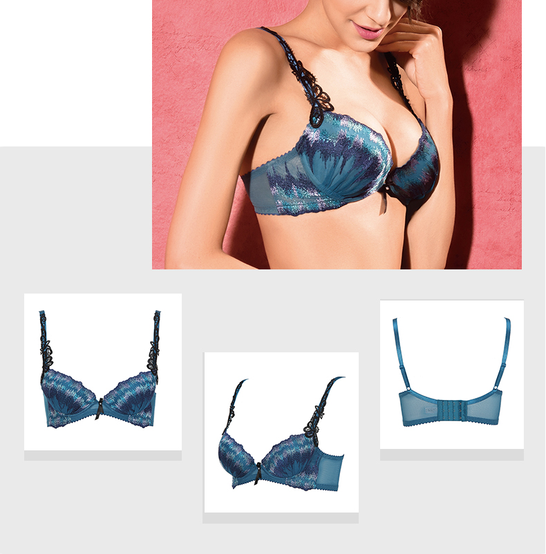 SORELLA Xinzifang túi nước đồ lót dày và áo ngực mỏng, nâng áo ngực, len tre quần lót nữ dành cho tuổi 20