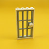 Suitable for Lego Parts 60596 Parts Building Door Frames, Windows, Fences, DIY Scene Minifigures, Building Block Toys