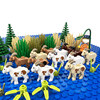 Suitable for Lego Grassland Forest Farm Animal Scene Sheep Pen Lamb Mountain Sheep Building Block Minifigure Accessories Toys