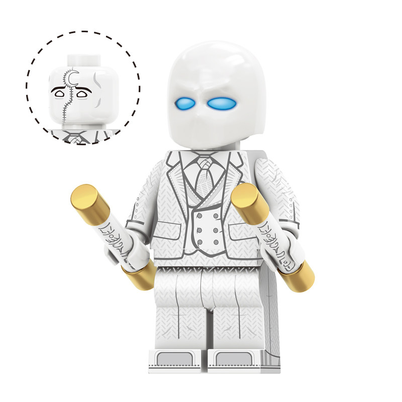 Le Toys Moonlight Knight Demonic Octopus Doctor Strange Shang-Chi Martial Arts Iron Man Thor Building Blocks Minifigures High