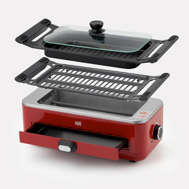 小米有品 火候 多功能家用煎烤炉 HU0202 天猫优惠券折后￥199包邮（￥399-200）