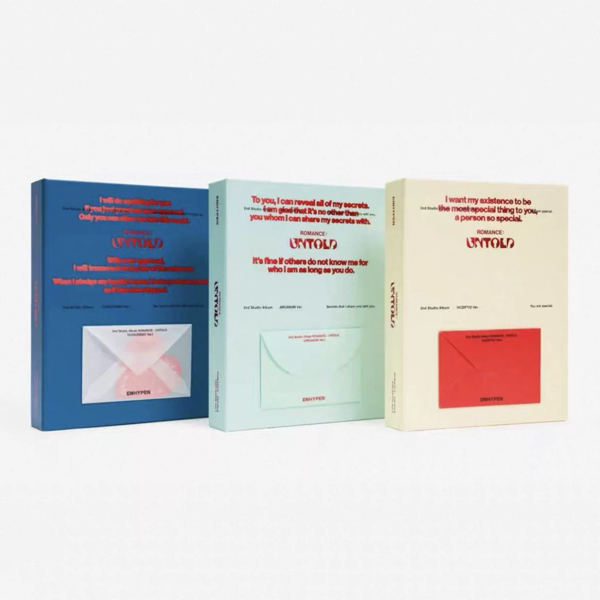Альбом ENHYPEN ROMANCE UNTOLD PB фиолетовая версия, корейский официальный релиз HYBE