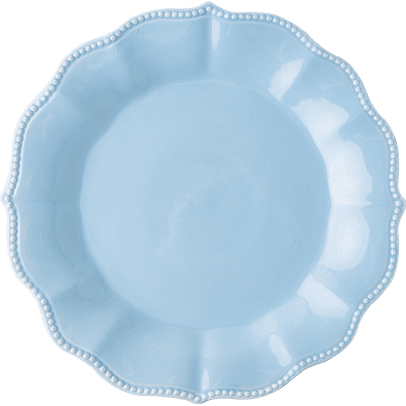 Continental plate embossed marca dragon dish plate household flat ceramic plate salad bowl of soup bowl of soup plate