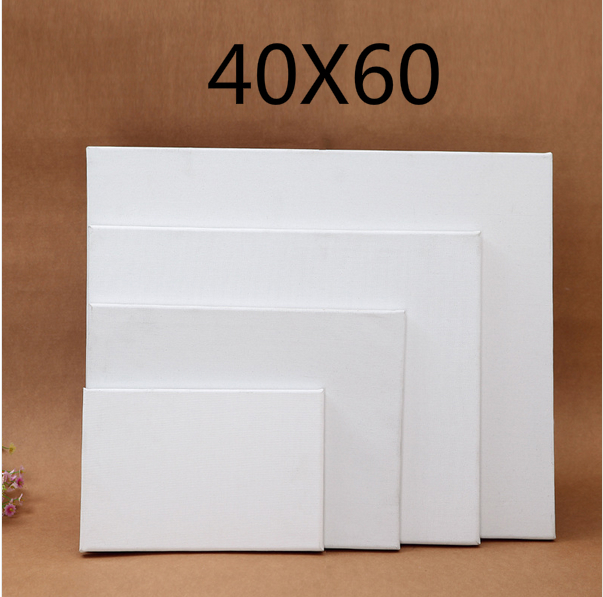 full size 4 open full cotton back nail polish canvas frame 40 * 60 white cloth picture frame oil frame tightening cloth