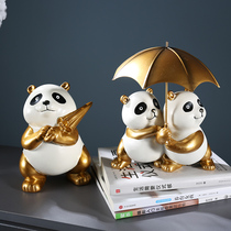 Light extravaganza modern minimalist living-room Bedroom Wine Cabinet Swing Piece Creative Panda Furnishing home Decorations Home Accessories