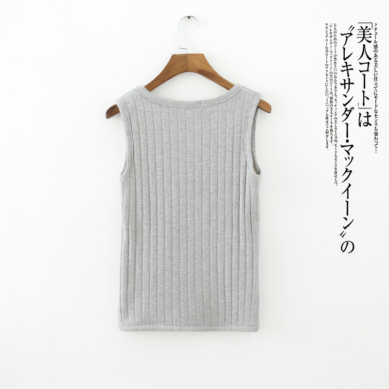 Mùa đông cộng với nhung dày ấm áp vest nữ phiên bản Hàn Quốc của đồ lót thanh niên vest vest dây đeo vai cỡ lớn áo không tay áo kiểu đẹp