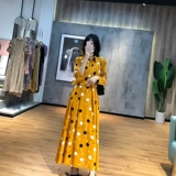 Шифоновое платье, весенняя юбка, приталенный корсет, длинная рубашка, средней длины