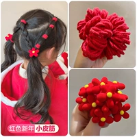 110 резиновых полос в рыжих волосах