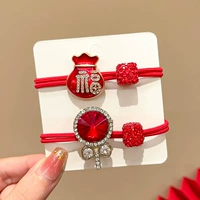 19# счастливая сумка + комплект из 2 предметов с красным цветком