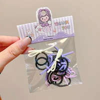 3#Фиолетовая резинка для волос в виде бабочки