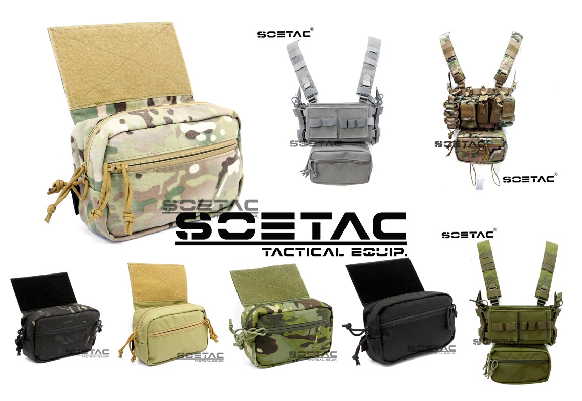 SOETAC vest accessory bag tactical vest plug-in belly bag tactical sundries bag tactical storage bag - Taobao