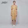 [Trung tâm mua sắm với đoạn] JNBY Giang Nam thường dân 2018 mùa hè mới in retro dress nữ 5I3503610 đầm maxi