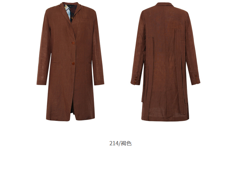 Trench pour femme JNBY     en Chanvre - Ref 3226469 Image 25