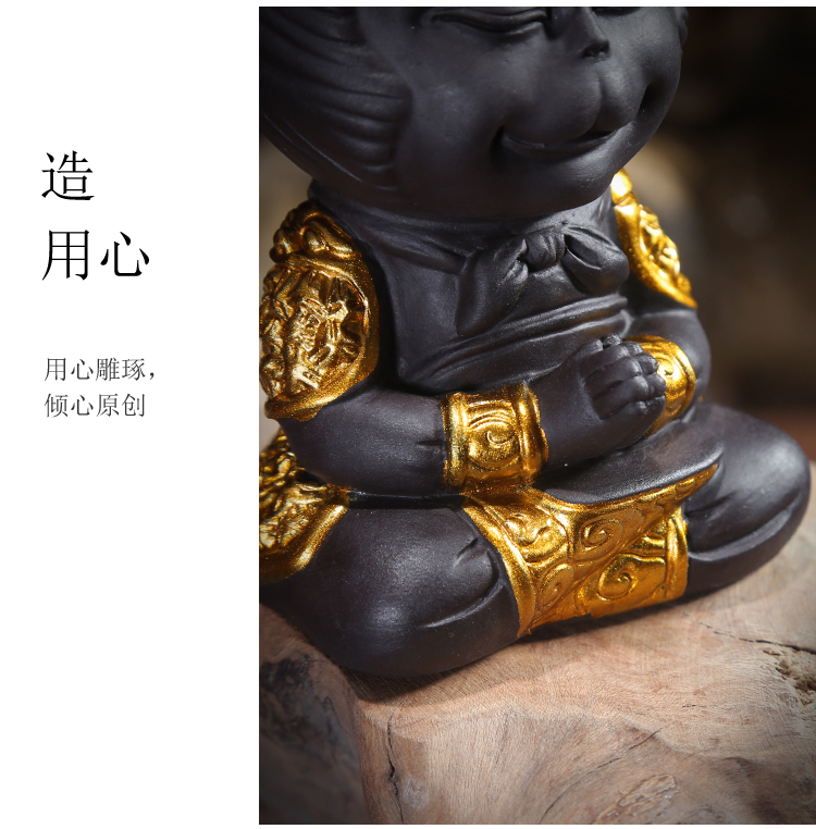 Furnishing articles pet boutique purple sand tea to keep sun wukong was to play kung fu tea tea tea accessories ceramic tea sets tea art