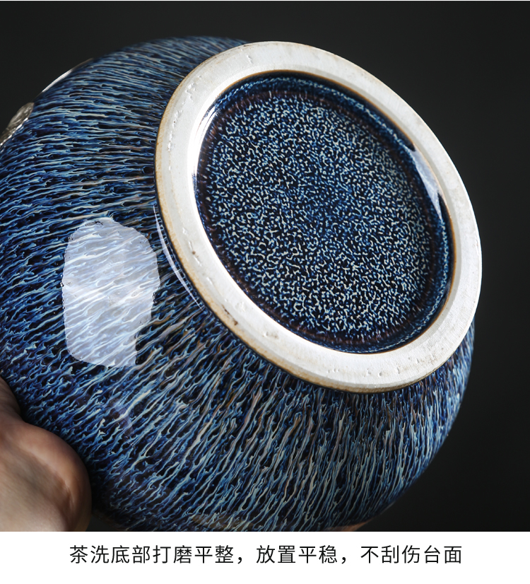 Jingdezhen silver ceramic tea wash to variable to build for wash in hot water cylinder move cup kung fu tea accessories