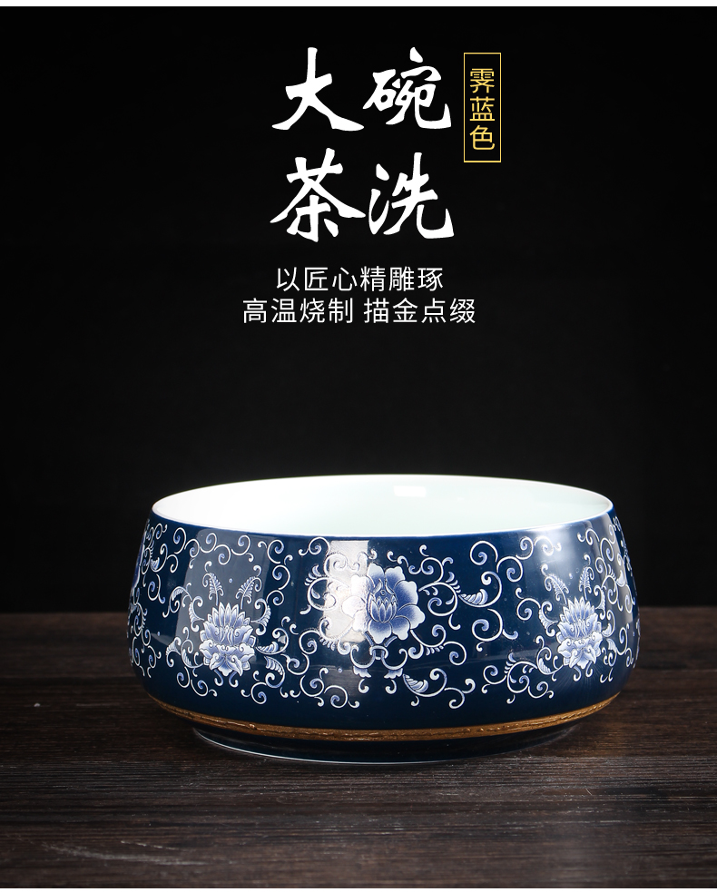 Jingdezhen manual coppering. As silver tea set household contracted lazy people make tea stone mill semiautomatic tea kungfu tea cups