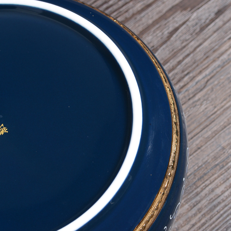Ji blue kung fu tea tea tray in hot tea accessories writing brush washer size ceramic cylinder tea wash water wash water jar
