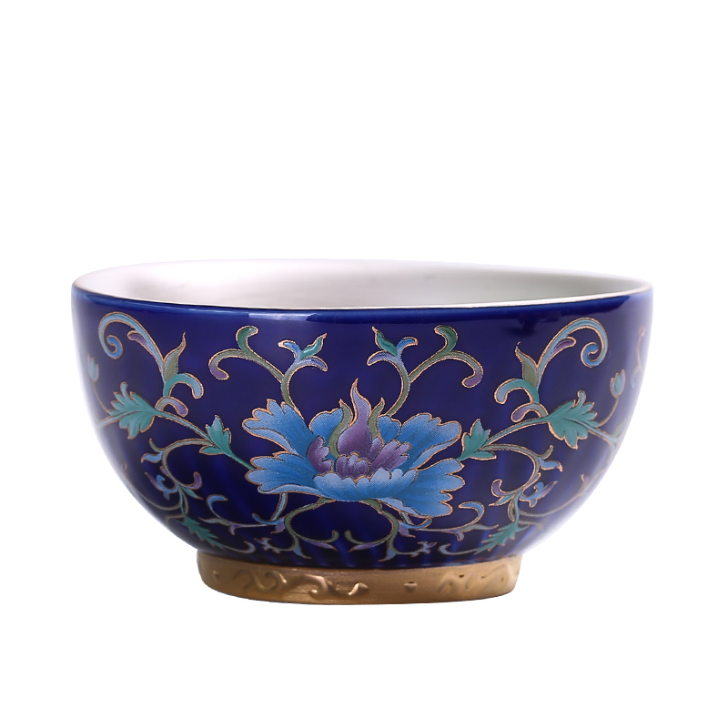 Jingdezhen silver colored enamel coppering. As personal ceramic cups sample tea cup 999 sterling silver cup single cup tea bowl, master