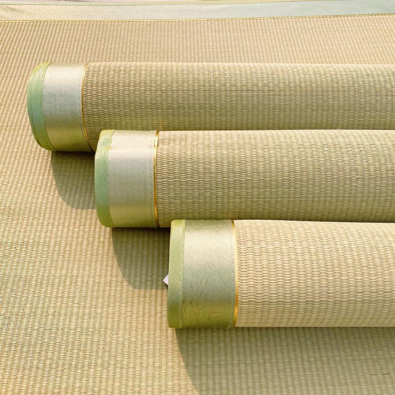 Natural grass mat 1 8 m 1 5 reed straw choreography 1 2m0 9m1 1 summer cool mat single student Dormitory Mat 1 3
