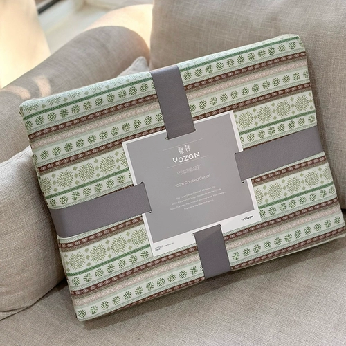 雅赞 Yazan All-Cotton Double-Layer пряжа с четырьмя частями 2024 Новые продукты для постельных принадлежностей, доступные во всех сезонах