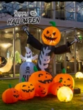 Надувной дорожный тыквенный фонарь, xэллоуин, наряжаться