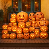 Дорожный тыквенный фонарь для детского сада, xэллоуин, наряжаться