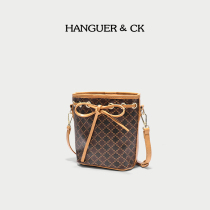HANGUER & CK Premium Westernair Mini Bucket Bag Limited Douyin Limited Printed Womens Bag shoulder bag