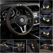 Four seasons car hand brake cover gear cover seat belt shoulder cover headrest waist pillow set accessories