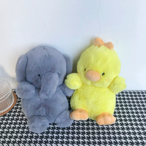 Enma studio, милая шерстяная плюшевая кукла на день Святого Валентина, слон, с медвежатами, подарок на день рождения