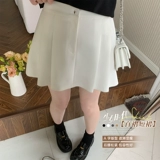 马西西 Весенняя юбка в складку, большой размер, высокая талия, свободный крой, А-силуэт