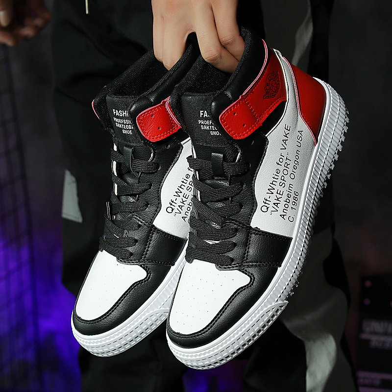 Boys and shoes 10 boys 37 yards 38 middle 12 year 15 sports leisure high cylinder shoes skin waterproof shoes