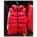 Xtep nữ xuống vest 2018 mùa đông mới trùm đầu thể thao cotton ngắn 982428260041 Áo thể thao
