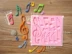 Thực phẩm cấp silicone DIY nướng bánh kẹo mềm trang trí khuôn Guitar ghi chú nhảy silicone khuôn - Tự làm khuôn nướng Tự làm khuôn nướng