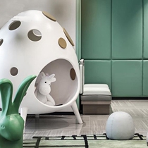 FRP childrens fun toy seat hole house space chair egg house childrens play house custom net red