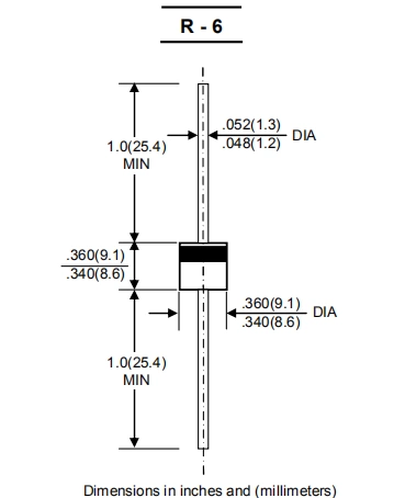 Diode sạc 6A10 10A10 20A10 dòng điện cao 6A/10/20A Diode chỉnh lưu 1000V diode 10a diode fr107