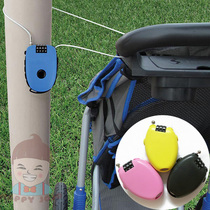 Multifunctional stroller parachute bike bicycle anti-lost anti-theft code lock helmet box lock