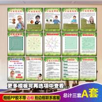 Ashanghe advertising poster posters vision maintenance poster Shang He Wall Chart beauty salon Vision Eye Protection Board