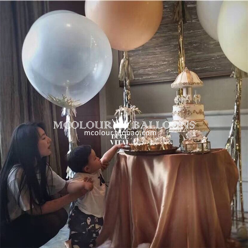 36 inch circular balloon anniversary party decorated pink atmosphere balloon wedding wedding arrangement