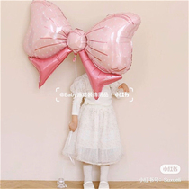  Imported little gray rabbit flag decoration party supplies Letter happy birthday banner bunting bow aluminum film balloon