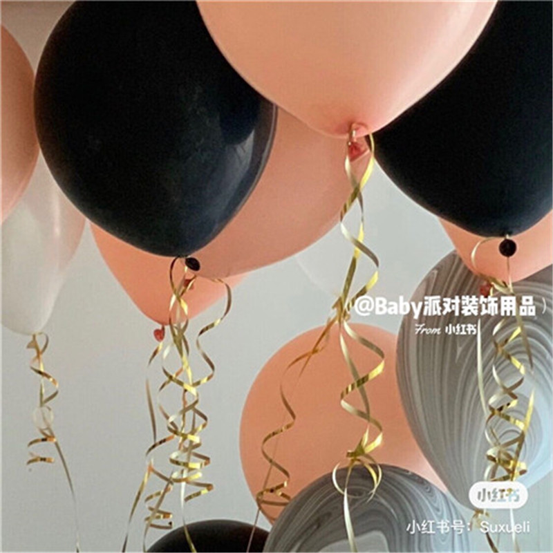 Balloon ribbon rope party with accessories with accessories banding toolballoon accessories stream rain strips wedding flowers