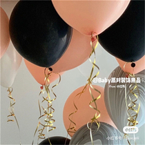 Balloon ribbon rope Party strap accessories Ribbon tie tools Balloon accessories Tassel rain silk strip Wedding pull flower