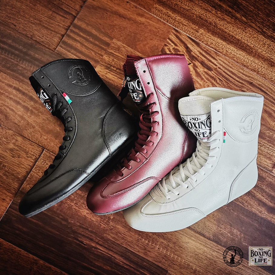 NoBoxingNolife Mexican Brand Speed Series Competition Training Private genuine leather Boxing Shoes Boots
