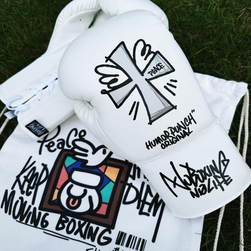 Noboxingnolife&Humor Punch Co-Branded Trendy Art Design Boxing Gloves Horsehair Gloves Noboxingnolife&Humor Punch Co-Branded Trendy Art Design Boxing Gloves Horsehair Gloves
